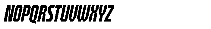 HN Verigale Semi Bold Slant Font UPPERCASE