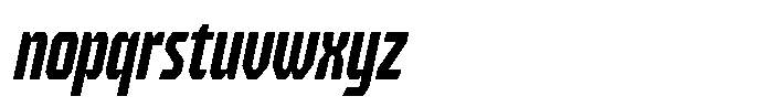 HN Verigale Semi Bold Slant Font LOWERCASE