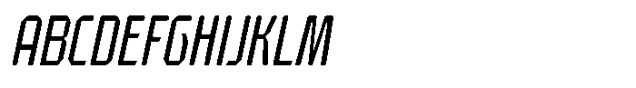 HN Verigale Slant Font UPPERCASE
