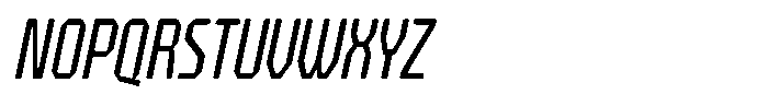 HN Verigale Slant Font UPPERCASE