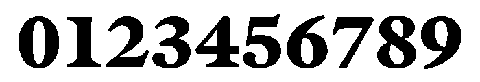 Hoefler Text Heavy Font OTHER CHARS