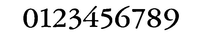 Hoefler Text Medium Font OTHER CHARS