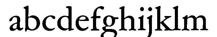 Hoefler Text Medium FONT