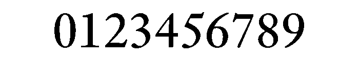 Hoefler Text Regular Font OTHER CHARS