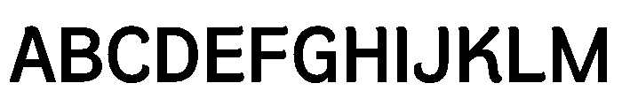 Hoengseong Hanu Regular Font UPPERCASE