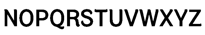 Hoengseong Hanu Regular Font UPPERCASE