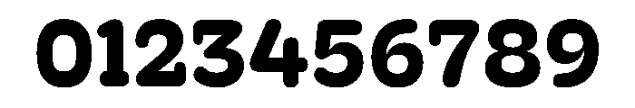 Hoss Round Slab Bold Font OTHER CHARS