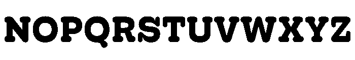 Hoss Round Slab Bold Font UPPERCASE