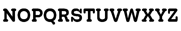 Hoss Round Slab Medium Font UPPERCASE
