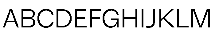 Host Grotesk Extra Light Font UPPERCASE