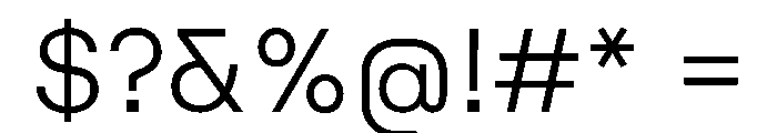 Host Grotesk Light Font OTHER CHARS