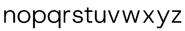 Host Grotesk Light Font LOWERCASE