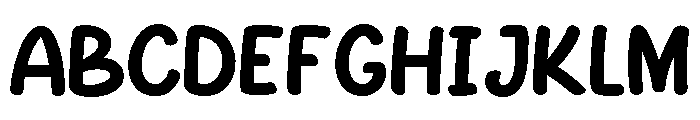 HOLIMONTLY-Regular Font UPPERCASE