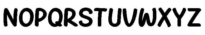 HOLIMONTLY-Regular Font UPPERCASE