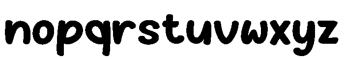 HOLIMONTLY-Regular Font LOWERCASE
