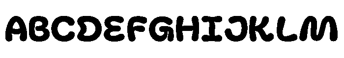 HOPE SHINES Regular Font UPPERCASE
