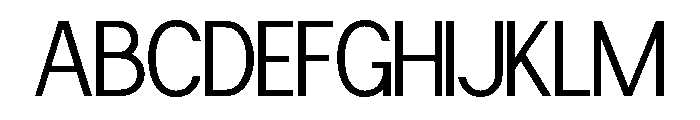 HORIZEN-Regular Font UPPERCASE