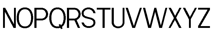 HORIZEN-Regular Font UPPERCASE