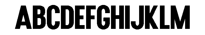 HOSTERO-Regular Font UPPERCASE