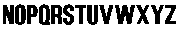HOSTERO-Regular Font UPPERCASE