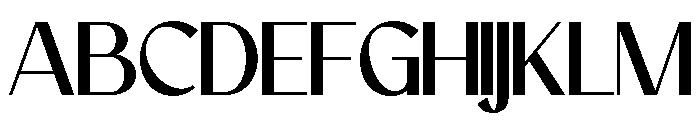 HOULJOE-Regular Font UPPERCASE