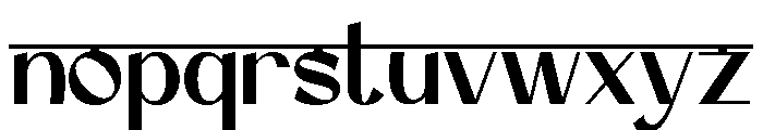 HOULJOE-Regular Font LOWERCASE