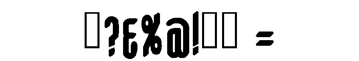 Hokaido Regular Font OTHER CHARS