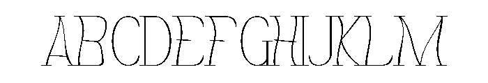 Hokowaze Font UPPERCASE