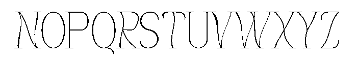 Hokowaze Font UPPERCASE