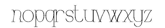 Hokowaze Font LOWERCASE