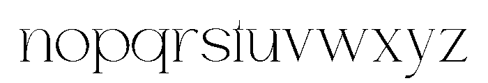 Hola Chairo Regular Font LOWERCASE