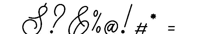 Holany Calira Font OTHER CHARS