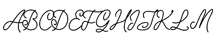Holany Calira Font UPPERCASE