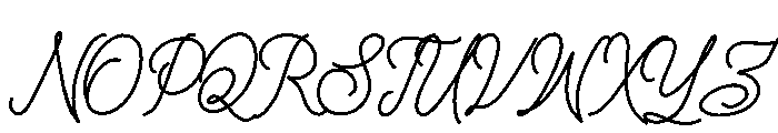 Holany Calira Font UPPERCASE