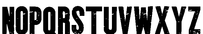 Hold Grunge Regular Font UPPERCASE