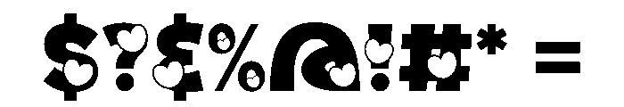 Hold Love Font OTHER CHARS