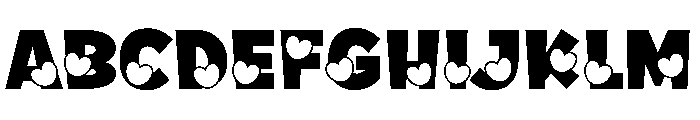 Hold Love Font UPPERCASE
