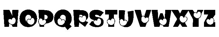 Hold Love Font UPPERCASE