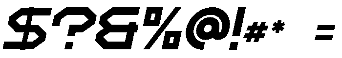 Holda Italic Font OTHER CHARS