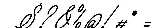 Holdem Avenue Italic Font OTHER CHARS
