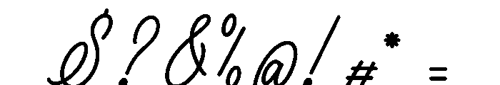 Holdem Avenue Font OTHER CHARS