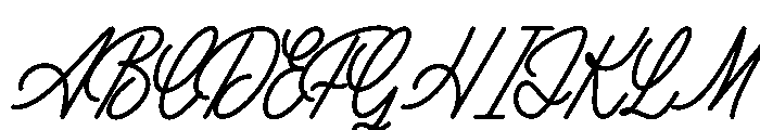Holdem Avenue Font UPPERCASE