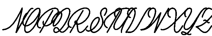 Holdem Avenue Font UPPERCASE