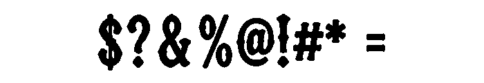 Holden Gothic Font OTHER CHARS