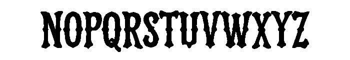 Holden Gothic Font UPPERCASE