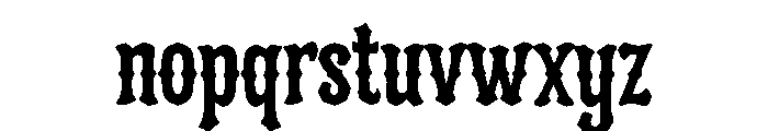 Holden Gothic Font LOWERCASE