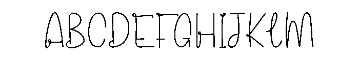 Holding Family Font UPPERCASE