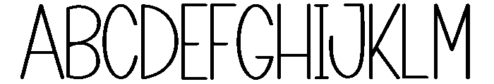 Holding Minimalist Font UPPERCASE