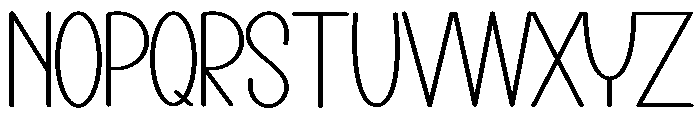 Holding Minimalist Font UPPERCASE