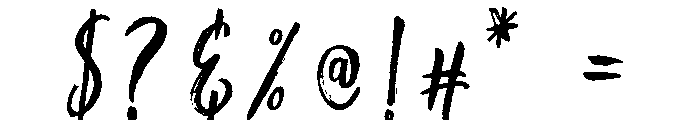 Holgiona Regular Font OTHER CHARS